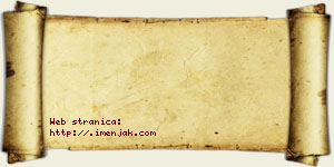 Anđela Radmanović vizit kartica